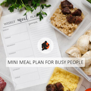 Mini Meal Plan for Busy People